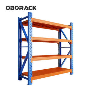 200 ק "ג עומס 5 שכבה פלדה ללא ספק מדפים תעשייתי מחסן אחסון מתלה הגנה אבקה מצופה - Product Image 1