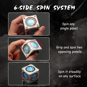 Bán buôn lục giác đẩy Spinner xúc xắc <span class=keywords><strong>Cube</strong></span> cho DND trò chơi, độc đáo chimera tâm flayer thiết kế D & D sưu tập của Bộ quà tặng - Product Image 6