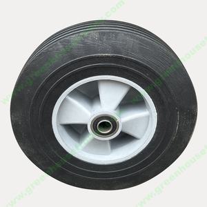 Roues <span class=keywords><strong>à</strong></span> roulettes en caoutchouc massif de 10 pouces en gros, roues et pneus en caoutchouc massif de 10''x2.75'' pour chariots <span class=keywords><strong>à</strong></span> main - Product Image 2