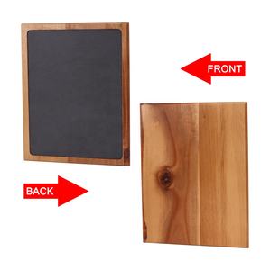 Vaisselle naturelle <span class=keywords><strong>ardoise</strong></span> avec plaque en bois d'acacia planche à steak planche à fromage en bois - Product Image 6