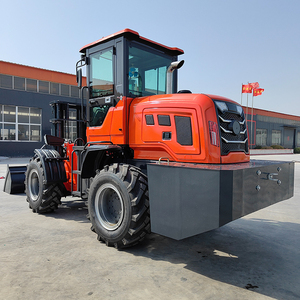 รถยก 4x4 ยี่ห้อจีน พร้อมบุ้งกี๋ติดเครน รุ่น ZLIN 5T รถยกสำหรับใช้งานนอกพื้นที่ รถยกดีเซล 5 ตัน ขาย - Product Image 5
