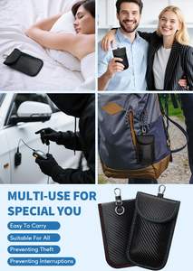 Étui de protection Faraday pour clés de voiture, pochette Faraday anti-RFID pour clés, sacs de protection anti-vol pour clés de voiture, cage de sécurité antivol pour voiture - Product Image 6
