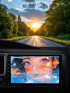 Lecteur <span class=keywords><strong>multimédia</strong></span> vidéo universel pour voiture Android 15 ASR8662 8 cœurs + 4G, 9/10 pouces, avec DSP BT Android Auto et CarPlay sans fil - Product Image 2