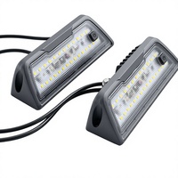 Interrupteur marche/arrêt à intensité variable, lumière latérale LED, lumière périmétrique LED, lumière de scène LED, lumière de travail LED angulaire tricolore