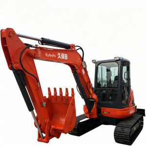 Mini-excavatrice d'occasion U55 de haute qualité, d'origine japonaise, poids opérationnel 5,5t, capacité de la benne 0,2m, modèle 2024 - Product Image 1