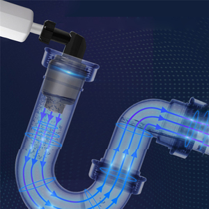 Toiletten kolben Rohr bagger Kanalisation Abfluss reinigungs maschine Haushalts leitung Verstopfung Hochdruck-Pneumatik werkzeug - Product Image 4