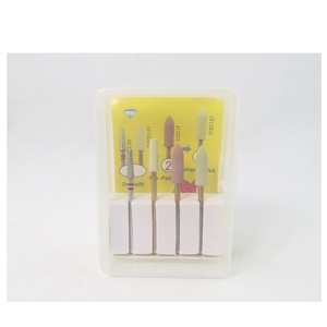 Kit de fresas de pulido de zirconia dental con vástago HP ajustable - Product Image 6