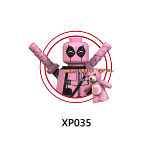 KT1004 superhéroes película Thor Bat Dead Wade Winston Wilson hombre piscina Mini acción educativa montaje bloque de construcción figura juguete - Product Image 5