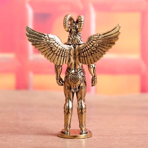 Adorno Decorativo Inmortal de Hombre Oveja Demonio de Latón - Regalo Cultural Retro para Mascota de Té de Escritorio - Product Image 5