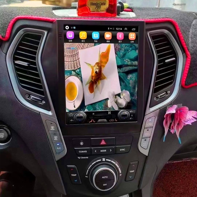 For Car Android Auto GPS Navigation Stereo Radio Video Player Reversing Aid Mirror Link 9.7inch Display for Fitment 12