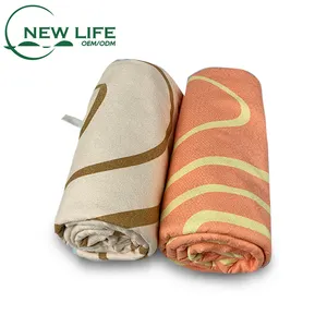 Microfiber Polyester Oversized Extra Large Sand Free Quick Dry Lightweight Ant Cloth Bench Towel Beach Towel