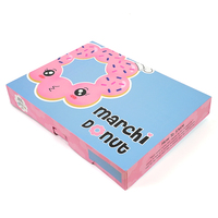 Boîtes d'emballage pour pâtisserie avec impression fantaisie, boîtes à dessert, boîtes à donuts, boîtes en papier à emporter