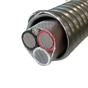 UL-zugelassenes reines Kupfer THHN THWN 8 10 12 14 16 AWG Binder Tape Gepanzertes Aluminium-Metall-Panzer kabel