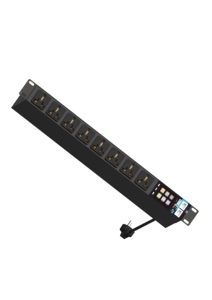 PDU Inteligente Personalizável 220V 16A com 8 Portas, Tomadas Universais, Interruptor Remoto, Monitoramento de Energia, Multi Protocolo para Salas de Servidores IDC - Product Image 2
