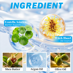 Nettoyant visage doux au squalane et à l'aloès, hydratant, démaquillant et nettoyant en profondeur les pores, apaisant à l'aloès vera - Product Image 3