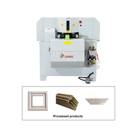 JD-SA355 5.9kW 380V Máquina de Corte de Aluminio y PVC de Doble Sierra a 45 Grados con Protector de Esquinas, Fácil de Operar, 400kg, 1 Año de Garantía