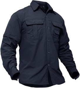Chemise de travail de mécanicien de haute qualité pour hommes Chemise de travail personnalisée de conception OEM ignifuge - Product Image 2