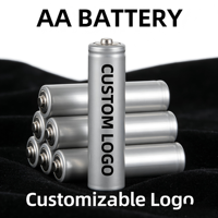 Vente chaude chinoise Sunmol 4 pièces carte blister AA support de batterie 1.5V carbone R6p Batteries pour le ménage