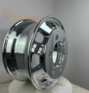 Fabrication de jantes en aluminium pour camions lourds 17,5x5,25, Chine, jantes en alliage pour semi-remorques et remorques de fret. - Product Image 4