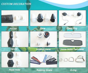 Bateaux de pêche en PVC de haute qualité 0,9, bateaux pneumatiques en aluminium, grands bateaux de pêche gonflables - Product Image 6