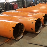 Tube de gainage de pieux FAE, garantie de qualité, pour pieux forés, gainage double paroi, gainage simple paroi, fondation de haute précision