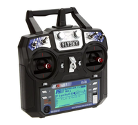 Control Remoto Inalámbrico Original Flysky FS-i6 2.4G 6CH AFHDS 2A, Kit de Sistema de Radio para Helicóptero RC, Planeador, Hobby, Piezas para Construcción DIY