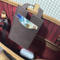Dompet Kartu Gantung Model Sepatu Bot Koboi Barat Bahan Pu Buatan Tangan dengan Kancing Jepret dan Tali Vintage
