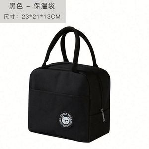 Custom Logo Vintage Kids Lunch Bento Bag Waterproof PE Insulated Portable Picnic <b>Cooler</b> Fashionable Summer Meal Bags - Product Image 6