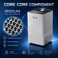 Bouteille/Gobelet d'eau hydrogénée à production continue 450 ml/min avec logo de marque personnalisable, membrane d'échange de protons en iridium, pour usage domestique, extérieur et VR