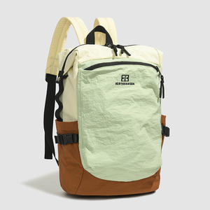 Mochila de Gran Capacidad para Mujer, con Bloques de Color, para Viajes, Uso Casual y Universitario, Versátil para Comercio Exterior y Estudiantes - Product Image 4