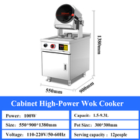 Robot Cuiseur Commercial Automatique à Gaz Haute Puissance pour Wok, Personnalisable, Équipement de Cuisine Professionnel