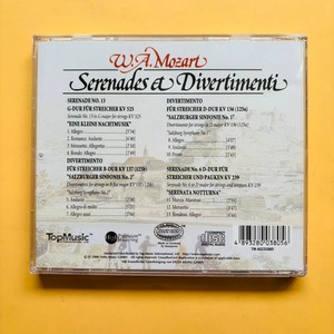 Serenate e Divertimenti di Mozart CD in edizione d'oro. Definitive TopMusic Audiophile Classical Classic - Product Image 2