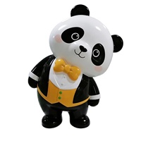 Escultura de Panda Gigante de Fibra de Vidrio Personalizada, Impermeable, para Decoración de Jardines, Centros Comerciales y Paisajes, Mascota Animal