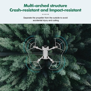 Startrc ตัวป้องกันใบพัดสำหรับ DJI MINI <span class=keywords><strong>4</strong></span> <span class=keywords><strong>Pro</strong></span> ชิ้นส่วนอะไหล่ที่ถอดออกได้อุปกรณ์ประกอบฉากเพื่อความปลอดภัยฝาครอบอุปกรณ์เสริมสำหรับโดรน - Product Image 5