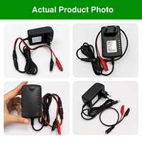 Chargeur de batterie au plomb 12V pour véhicule électrique pour enfants, avec pinces crocodiles et prise DC 5,5 mm, prise US/EU