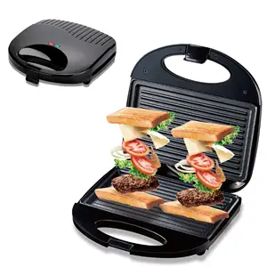 Top Selling Household Double Plates Heating Panini Press Makers Bread Toster Grill Sandwich Maker