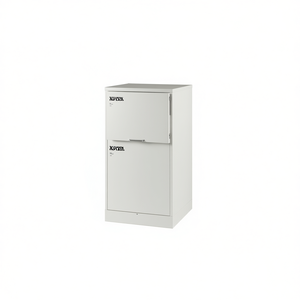 Archivador Moderno de 50x50x90 cm con Puerta y Cerradura, Acabado Blanco, Mueble de Almacenamiento para Oficina - Product Image 2