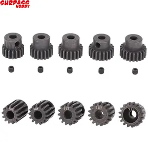 2pcs/lot SURPASS 32DP 5mm 13T 14T 15T 16T 17T 18T 19T 20T 21T Metal Pinion Motor Gear for 1/8 RC HSP HPI Crawler Buggy Truck Car