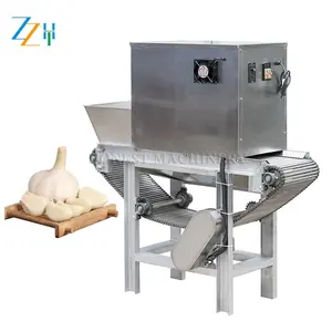 Mesin segar bawang putih kupas hemat tenaga kerja/mesin pengupas bawang segar/mesin pengupas bawang putih