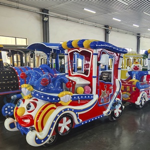 Amusement Park Sightseeing Minibus Attractions Trolleybus Custom-made Luxury and Comfortable Manned Entertainment <b>Train</b> - Product Image 4