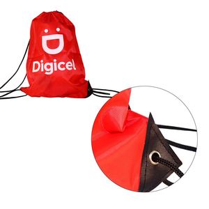 Sacs de sport à cordon personnalisés AI-MICH avec logo promotionnel, vente en gros, sacs en polyester bon marché pour le sport ou l'usage quotidien - Product Image 5