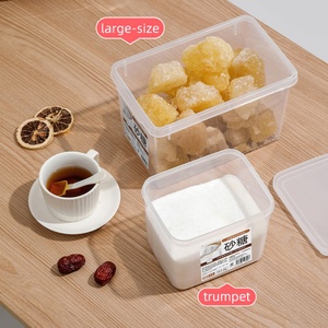 Meilleures ventes : Contenants hermétiques en plastique pour sucre avec couvercles, pour le rangement transparent des aliments dans le garde-manger de la cuisine - Product Image 6