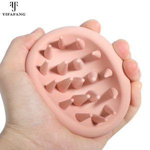 Cepillo de pelo impermeable para el hogar, cepillo masajeador de cuero cabelludo, cepillo de champú para masaje de cuero cabelludo de silicona para cabello grueso y fino - Product Image 6