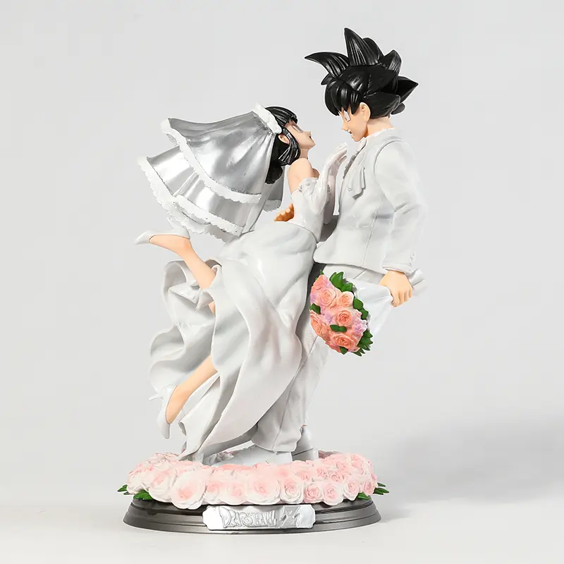 Dragon Z ball Son Goku & Chichi Wedding Ver. Excellent Figure Anime Model Statue Toy Collectibles Gift