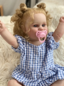 Muñeca Bebé Reborn de Silicona Realista para Niñas, Modelo <span class=keywords><strong>Minnie</strong></span> <span class=keywords><strong>Mouse</strong></span>, Negra Africana, de Juguete - Product Image 3