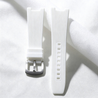 Bracelet de montre en caoutchouc cranté pour Patek-Philippe Nautilus pour homme, accessoires de bracelet de montre, bracelet de montre en silicone étanche 25 mm