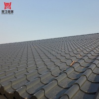 Peinture PVDF haute résistance aux projections de sel pour tuiles en acier glacé antique, idéale pour les toitures en zones côtières