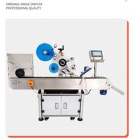 Machine d'étiquetage horizontale automatique REALMAX pour petites bouteilles, distributeur d'autocollants cosmétiques, machine d'étiquetage pour tubes et bouteilles