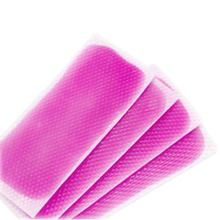 Patch de gel rafraîchissant instantané à la menthe pour bébés et adultes - Sûr pour la peau, rose, 12*5cm, pour le front, réduit la fièvre et soulage les maux de tête