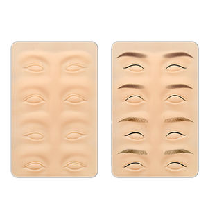 Sourcils yeux lèvres 3 en 1 PMU peau de pratique 3D coussin en Silicone Micro lame cosmétique tatouage fourniture Kit de formation académique de qualité supérieure - Product Image 4